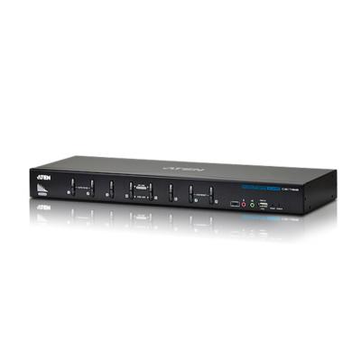 8-Port USB DVI Dual-Link KVM SwitchsAud